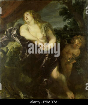 Die pönitenten Maria Magdalena 1620 - 1635. N/A 109 Anthony van Dyck-De boetvaardige Maria Magdalena Stockfoto