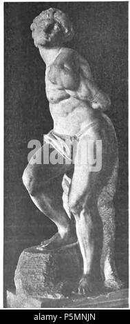 N/A. Français: Porte de Saint-Cloud, Captif, cité par Auguste Rodin. Bedächtig dans le livre L'Art, entretiens réunis par Paul Gsell, Grasset, 1911. Seite 263. Michelangelo (1475 - 1564) Alternative Namen Michelangelo di Lodovico Buonarroti Simoni Beschreibung italienischer Maler, Bildhauer, Architekt, Dichter und Erfinder Geburtsdatum / Tod vom 6. März 1475 18. Februar 1564 Ort der Geburt / Todes Caprese Michelangelo Rome Arbeit Periode von 1487 bis 1564 Standort Florenz (1487-1494), Bologna (1494-1496), Rom (1496-1501), Florenz (1501-1505), Rom (1505-1506), Florenz (1506-1508), Rom (1508-1516 Stockfoto