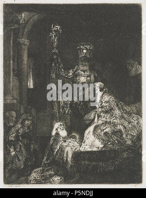 Die Darstellung im Tempel in der Dunkelheit so ca. 1654. N/A 158 B 050 Rembrandt Stockfoto