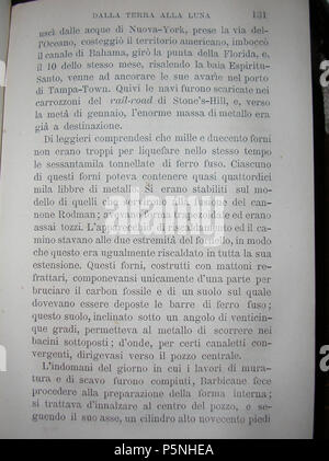 N/A. Foto aus dem Buch "alla Terra Alla Luna', 1880 gedruckt. . Jules Verne (1828 - 1905) Alternative Namen Jules Gabriel Verne Beschreibung französischer Schriftsteller Geburtsdatum / Tod vom 8. Februar 1828 24. März 1905 Ort der Geburt / Todes Nantes Amiens Arbeit Periode 1850-Authority control: Q 33977 VIAF: 76323989 ISNI: 0000 0001 2140 0562 ULAN: 500253402 79064013 LCCN: n NLA: 35580378 WorldCat 406 Dalla Terra alla Luna - 131 Stockfoto