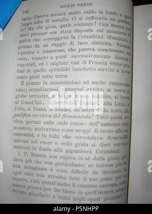 N/A. Foto aus dem Buch "alla Terra Alla Luna', 1880 gedruckt. . Jules Verne (1828 - 1905) Alternative Namen Jules Gabriel Verne Beschreibung französischer Schriftsteller Geburtsdatum / Tod vom 8. Februar 1828 24. März 1905 Ort der Geburt / Todes Nantes Amiens Arbeit Periode 1850-Authority control: Q 33977 VIAF: 76323989 ISNI: 0000 0001 2140 0562 ULAN: 500253402 79064013 LCCN: n NLA: 35580378 WorldCat 406 Dalla Terra alla Luna - 144 Stockfoto