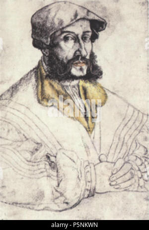 N/A. Bernd Krechting, einer der Führer der Münster anabaptist Rebellion. ca. 1535. Heinrich Aldegrever (1502-) Alternative Namen Heinrich Alde Grab, Hinrich Trippenmeker, Heinrich Trippenmecker, Hinric Tripenmaker Beschreibung Deutsche Maler, Goldschmied, Graveur, Zeichner und Designer Geburtsdatum / Tod ca. 1502 zwischen 1555 und 1561 Ort der Geburt / Todes Paderborn Soest Standort Münster (1521), Antwerpen (1523), Brügge (1523), Soest, Deutschland (1525-1555/1561) Kontrolle: Q 62514 VIAF: 95693757 ISNI: 0000 0001 1850 6366 ULAN: 500002169 83233733 LCCN: n GND: 118501755 Stockfoto