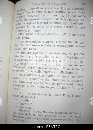 N/A. Foto aus dem Buch "alla Terra Alla Luna', 1880 gedruckt. . Jules Verne (1828 - 1905) Alternative Namen Jules Gabriel Verne Beschreibung französischer Schriftsteller Geburtsdatum / Tod vom 8. Februar 1828 24. März 1905 Ort der Geburt / Todes Nantes Amiens Arbeit Periode 1850-Authority control: Q 33977 VIAF: 76323989 ISNI: 0000 0001 2140 0562 ULAN: 500253402 79064013 LCCN: n NLA: 35580378 WorldCat 406 Dalla Terra alla Luna - 173 Stockfoto