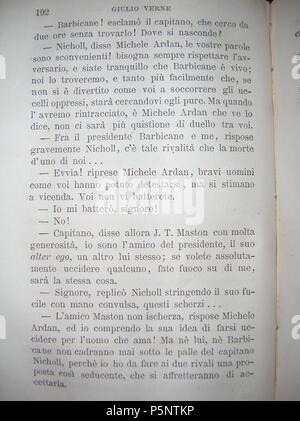 N/A. Foto aus dem Buch "alla Terra Alla Luna', 1880 gedruckt. . Jules Verne (1828 - 1905) Alternative Namen Jules Gabriel Verne Beschreibung französischer Schriftsteller Geburtsdatum / Tod vom 8. Februar 1828 24. März 1905 Ort der Geburt / Todes Nantes Amiens Arbeit Periode 1850-Authority control: Q 33977 VIAF: 76323989 ISNI: 0000 0001 2140 0562 ULAN: 500253402 79064013 LCCN: n NLA: 35580378 WorldCat 407 Dalla Terra alla Luna - 192 Stockfoto