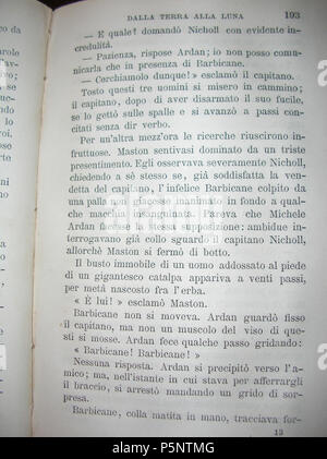 N/A. Foto aus dem Buch "alla Terra Alla Luna', 1880 gedruckt. . Jules Verne (1828 - 1905) Alternative Namen Jules Gabriel Verne Beschreibung französischer Schriftsteller Geburtsdatum / Tod vom 8. Februar 1828 24. März 1905 Ort der Geburt / Todes Nantes Amiens Arbeit Periode 1850-Authority control: Q 33977 VIAF: 76323989 ISNI: 0000 0001 2140 0562 ULAN: 500253402 79064013 LCCN: n NLA: 35580378 WorldCat 407 Dalla Terra alla Luna - 193 Stockfoto