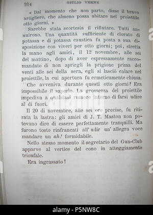 N/A. Foto aus dem Buch "alla Terra Alla Luna', 1880 gedruckt. . Jules Verne (1828 - 1905) Alternative Namen Jules Gabriel Verne Beschreibung französischer Schriftsteller Geburtsdatum / Tod vom 8. Februar 1828 24. März 1905 Ort der Geburt / Todes Nantes Amiens Arbeit Periode 1850-Authority control: Q 33977 VIAF: 76323989 ISNI: 0000 0001 2140 0562 ULAN: 500253402 79064013 LCCN: n NLA: 35580378 WorldCat 407 Dalla Terra alla Luna - 214 Stockfoto