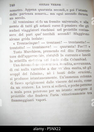 N/A. Foto aus dem Buch "alla Terra Alla Luna', 1880 gedruckt. . Jules Verne (1828 - 1905) Alternative Namen Jules Gabriel Verne Beschreibung französischer Schriftsteller Geburtsdatum / Tod vom 8. Februar 1828 24. März 1905 Ort der Geburt / Todes Nantes Amiens Arbeit Periode 1850-Authority control: Q 33977 VIAF: 76323989 ISNI: 0000 0001 2140 0562 ULAN: 500253402 79064013 LCCN: n NLA: 35580378 WorldCat 407 Dalla Terra alla Luna - 240 Stockfoto