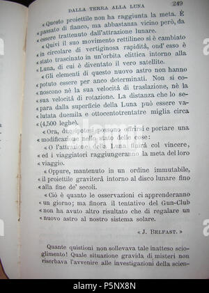 N/A. Foto aus dem Buch "alla Terra Alla Luna', 1880 gedruckt. . Jules Verne (1828 - 1905) Alternative Namen Jules Gabriel Verne Beschreibung französischer Schriftsteller Geburtsdatum / Tod vom 8. Februar 1828 24. März 1905 Ort der Geburt / Todes Nantes Amiens Arbeit Periode 1850-Authority control: Q 33977 VIAF: 76323989 ISNI: 0000 0001 2140 0562 ULAN: 500253402 79064013 LCCN: n NLA: 35580378 WorldCat 407 Dalla Terra alla Luna - 249 Stockfoto