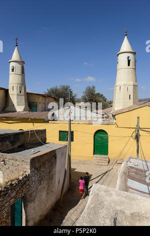 Äthiopien, Harar, Altstadt, Moschee/AETHIOPIEN, Harar, Altstadt, Moschee Stockfoto