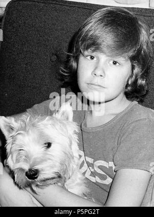 Darren brennen, 70 s Stockfoto