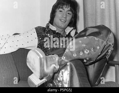 Barry blau, heben Sie backstage, 1974 Stockfoto