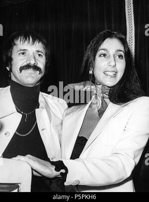 Sonny Bono, Cher, 70 s Stockfoto