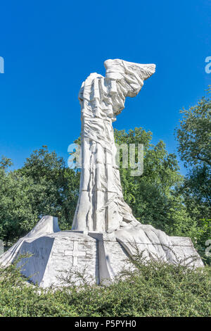 Warschau, Polen - 31. Mai 2018: Monte Cassino Denkmal ist auf die polnischen Soldaten, die bei der Schlacht von Monte Cassino im Mai 1944 kämpfte. Stockfoto