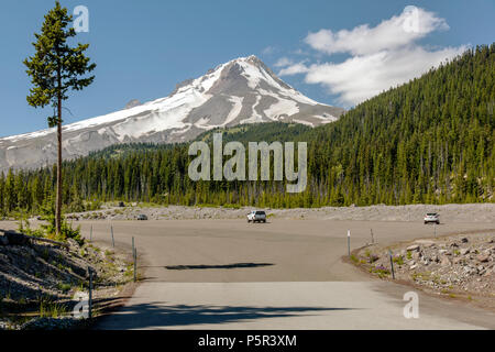 Mt. Haube Wildnis durch Hwy-26 Oregon Zustand. Stockfoto