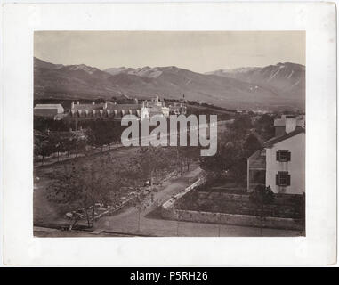 N/A. Englisch: "Brigham Young, "schwarze und weiße Fotografische Ansicht von der amerikanischen Fotografen Andrew J. Russell. 28,2 cm x 35,5 cm. Sammlung von Fotografien bei der Konstruktion von Union Pacific Railroad, 1864-1869. Yale Sammlung von Western Americana, Beinecke Rare Book, Manuscript Library, Yale University, New Haven, Connecticut. 8. April 2011. Andrew J. Russell (1829-1902) Alternative Namen Andrew Joseph Russell; A.J.Russell; Kapitän A.J.Russel Beschreibung amerikanischer Fotograf Geburtsdatum / Tod 20 März 1829 22. September 1902 Ort der Geburt / Todes Walpo Stockfoto