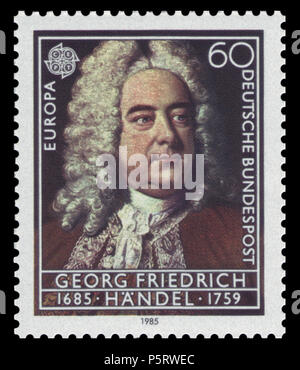 417 DBP 1985 1248 Georg Friedrich Händel Stockfoto