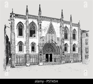 N/A. Englisch: Kathedrale von Barcelona (Spanien), España artística y monumental. zwischen 1842 und 1850. Jenaro Pérez Villaamil (1807-1854) Alternative Namen Genaro Pérez Villaamil Beschreibung Maler Geburtsdatum / Tod vom 3. Februar 1807 vom 5. Juni 1854 Ort der Geburt / Todes Ferrol, Spanien Madrid, Spanien Authority control: Q 71992 VIAF: 169703719 ISNI: 0000 0001 18547686 ULAN: 500111885 87939575 LCCN: n Open Library: OL 1669328 ein WorldCat 282 Kathedrale von Barcelona 1850 Villaamil Stockfoto