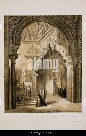 N/A. Englisch: Kapelle de Belen in Las Huelgas de Burgos (Spanien), España artística y monumental. zwischen 1842 und 1850. Zeichnung: jenaro Pérez Villaamil (1807-1854) Alternative Namen Genaro Pérez Villaamil Beschreibung Maler Geburtsdatum / Tod vom 3. Februar 1807 vom 5. Juni 1854 Ort der Geburt / Todes Ferrol, Spanien Madrid, Spanien Authority control: Q 71992 VIAF: 169703719 ISNI: 0000 0001 18547686 ULAN: 500111885 87939575 LCCN: n Open Library: OL 1669328 ein WorldCat Gravur: Léon Auguste Asselineau (1808-1889) Alternative Namen Leon Auguste Asselineau ; Léon-Auguste Asselineau Descr Stockfoto