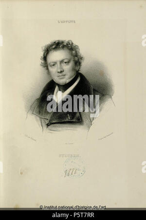 N/A. Englisch: Portrait von Steuben, Charles Auguste de (1788-1856). Delaroche, Paul (1797-1856), Belliard, Zéphirin-Félix - Jean-Marius (1798-1861) 325 Charles Auguste de Steuben 00 Stockfoto