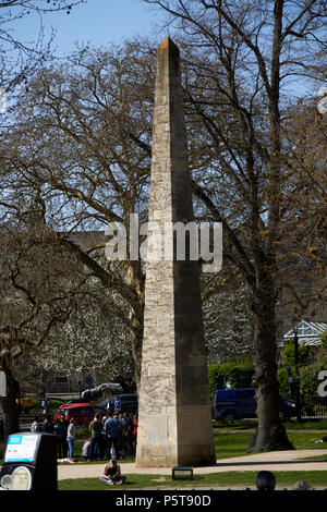 Queen Square obelisk Badewanne England Großbritannien Stockfoto