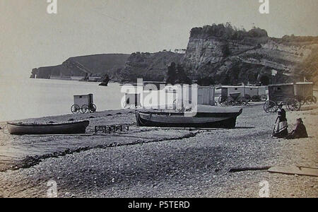 N/A. Englisch: Foto im Mai 1881 von Philip Rupert Acott. Von Andy Titcomb besessen. Theroadislong auf Englisch 417 Dawlish Strand Stockfoto