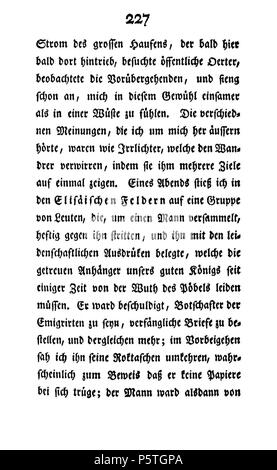Familie Seldorf Erster Theil sterben. Deutsch: Dies ist ein Scan des historischen Buches: Deutsch: Dies ist ein Scan des historischen Dokument: Therese Huber 420 De Die Familie Seldorf (Huber.) V 1 234 Stockfoto