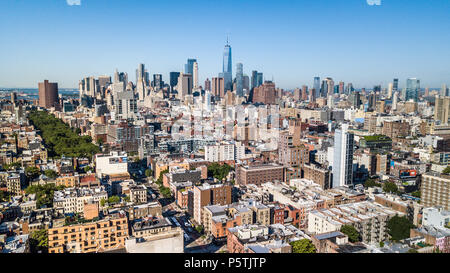 Downtown Skyline von Manhattan, New York City, NY, USA Stockfoto