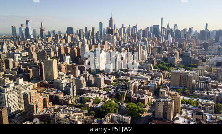 Skyline von Midtown Manhattan, New York City, USA Stockfoto