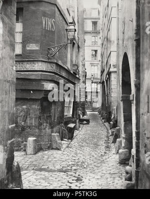 327 Charles Marville, Rue de Glatigny, Ca. 1853 - 70 Stockfoto