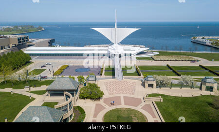 Die quadracci Pavilion, Milwaukee Art Museum, Wisconsin, USA Stockfoto