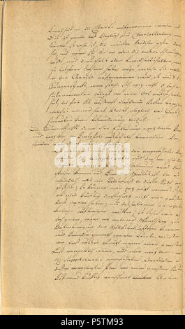 N/A. Deutsch: Die Akte spiegelt den Prozess bis zur Einrichtung des Armenhauses in Charlottenburg. zwischen 1798 und 1820. Magistrat der Stadt Charlottenburg 330 Charlottenburg-Magistrat - Acta Armenhaus -1798-1820 -036-2 Stockfoto