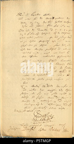 N/A. Deutsch: Die Akte spiegelt den Prozess bis zur Einrichtung des Armenhauses in Charlottenburg. zwischen 1798 und 1820. Magistrat der Stadt Charlottenburg 331 Charlottenburg-Magistrat - Acta Armenhaus -1798-1820 -057-2 Stockfoto