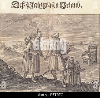 N/A. Spottschrift auf den Kurfürsten Friedrich V. von der Pfalz. 1621. Unbekannt 438 des Post UrlaubC-P001 Stockfoto