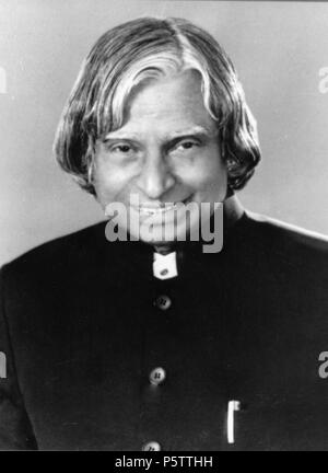 APJ - Avul Pakir Jainulabdeen Abdul Kalam eine indische Wissenschaftler, der im 11. Präsident von Indien von 2002 bis 2007 gedient. Stockfoto