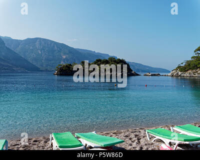 Blue Lagoon, Oludeniz, Fethiye, Türkei Stockfoto