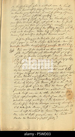 N/A. Deutsch: Die Akte spiegelt den Prozess bis zur Einrichtung des Armenhauses in Charlottenburg. zwischen 1798 und 1820. Magistrat der Stadt Charlottenburg 331 Charlottenburg-Magistrat - Acta Armenhaus -1798-1820 -081-2 Stockfoto