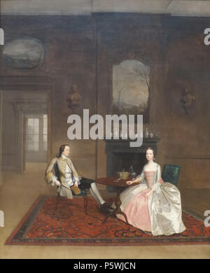 N/A. Englisch: Herr und Frau Richard Bull von Arthur Devis, 1747, Öl auf Leinwand, New York University Institut für Bildende Kunst, Conservation Center Studie Sammlung. 1747. Arthur Devis (1712-1787) Alternative Bezeichnungen, 1708-1787; ein. Devis; devis ein.; Sen. Devis; devis ein. w.; Devis Beschreibung britische Maler Geburtsdatum / Tod 19. Februar 1712 vom 25. Juli 1787 Ort der Geburt / Todes Preston (Lancashire) Brighton Standort London, Preston, Brighton Authority control: Q 3286189 VIAF: 215379535 ISNI: 0000 0001 1635 9446 ULAN: 500115440 LCCN: n 80156628 MusicBrainz: 5b74e0b 6-79 f 3-4629-a 21a-612 a 51 W Stockfoto