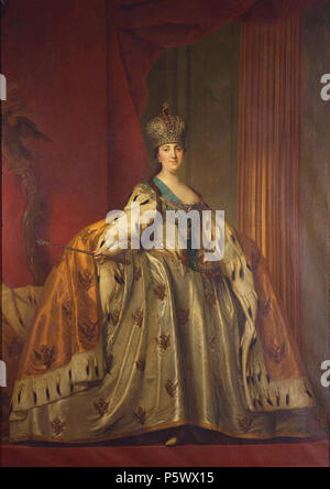 N/A. Englisch: Katharina II., Kaiserin von Russland (1729-1796). ca. 1765. Vigilius Eriksen (1722-1782) Alternative Namen Vigilius Erichsen Beschreibung Maler und Zeichner Geburtsdatum / Tod 2. September 1722 vom 25. Mai 1782 Ort der Geburt / Todes Rungsted Arbeitsort Dänemark Kopenhagen, Kopenhagen, Russland Authority control: Q 2027614 VIAF: 95776378 ISNI: 0000 0001 1690 431 X ULAN: 500015555 WGA: ERIKSEN, Vigilius GND: 123338646 282 Katharina II. von V. Eriksen (c 1765, Royal coll. von Großbritannien) Stockfoto