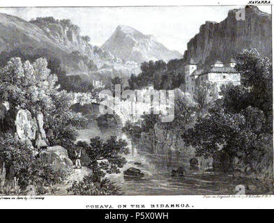 N/A. Englisch: Cohaya auf der Bidassoa (Arbeit "Ansichten in Spanien"). 1824. Edward Hawke Schließfach (1777-1849) 364 Cohaya auf der Bidassoa 1824 Edward Hawke Schließfach Stockfoto