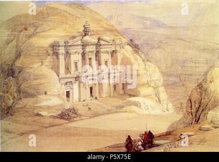 N/A. Englisch: El Deir, Petra. Bleistift, Aquarell und Körperfarbe. Français: El Deir, Petra. Buntstift, Aquarelle et pleine Couleur. . 1839. David Roberts (1796 - 1864) Alternative Namen David Roberts (Schilder); D. Roberts Beschreibung schottischen Maler Geburtsdatum / Tod 24. Oktober 1796 25. November 1864 Ort der Geburt / Todes Stockbridge, Edinburgh London Arbeitsort Schottland, England Authority control: Q 369776 VIAF: 32031417 ISNI: 0000 0000 8110 9577 ULAN: 500000610 81126903 LCCN: n NLA: 35455252 WorldCat 499 El deir Petra 1 1839 Stockfoto