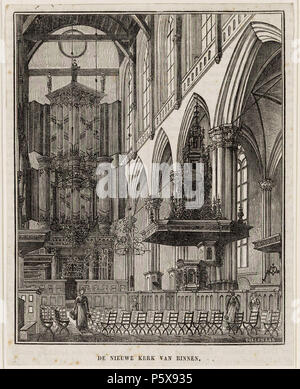 N/A. Deutsch: Beschreibung De Nieuwe Kerk van binnen Interieur Van Het Schip van de Nieuwe Kerk, gezien naar het Orgel. Dsub de preekstoel. Techniek: houtgravure. Documenttype prent Vervaardiger Tollenaar Wz., Dirk Wijbrand (1808-1858) Collectie Collectie Stadsarchief Amsterdam: tekeningen en prenten Datering 1850 Ca. Geografische naam Damm Gebouw Nieuwe Kerk Inventarissen Http://archief.amsterdam/archief/10097/010097002470 Afbeeldingsbestand 010097002470. ca. 1850. Dirk Tollenaar Wijbrand Wz, (1808-1858) 457 Dirk Tollenaar Wijbrand Wz, (1808-1858), Afb 010097002470 Stockfoto