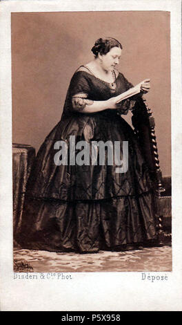 457 Disderi, Adolphe Eugène (1810-1890) - Marietta Alboni, (1826-1894), Alt 2. Stockfoto