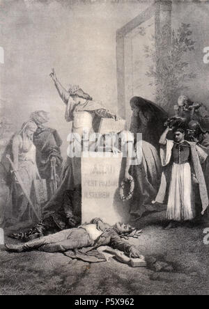 N/A. Magyar: eine szabadságharc elbukásának allegóriája (1849) - zichy Mihály rajza. 3. März 2009 (original Upload Datum). Mihály Zichy (1827-1906) Alternative Namen Englisch: Mihály Zichy Mihály Zichy Magyar: English: Michael von Zichy: Beschreibung ungarischen Maler Geburtsdatum / Tod 15. Oktober 1827 28. Februar 1906 Ort der Geburt / Todes Zala Saint Petersburg Standort Russland, Sankt Petersburg; Wien; Paris; Budapest Authority control: Q 742959 VIAF: 59356468 ISNI: 0000 0000 8138 8561 ULAN: 500024109 LCCN: n 50077586 WGA: ZICHY, Mihály Zichy Mihály WorldCat 29 1849 Stockfoto