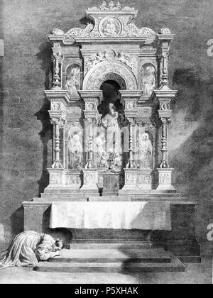 N/A. Français: Autel d'Olbein - Cathédrale de Saint-Claude (Jura). 1826. Jean-Honoré Fragonard (1732 - 1806) Alternative Namen Honoré Fragonard Beschreibung Französische Maler, Zeichner und Kupferstecher Datum der Geburt / Tod am 5. April 1732 22. August 1806 Ort der Geburt / Todes Grasse Paris arbeiten Ort Paris (1749-1756), Rom (1756-1761), Tivoli (1760), Neapel (1761), Paris (1761), Holland Nord (1773), Orléans (1773), Limoges (1773), Uzerche (1773), Nègrepelisse (1773), Italien (1773-1774), Dresden (20. August 1774-31 August 1774), Paris (1774-1806) Kontrolle: Q 127171 VIAF: 369 Stockfoto