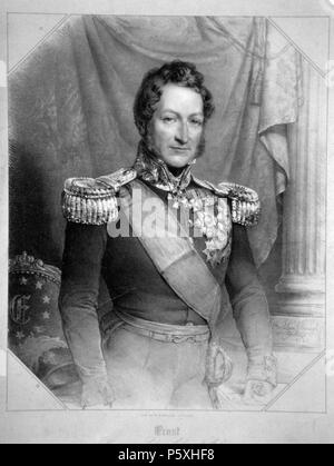 N/A. Deutsch: Herzog Ernst I. von Sachsen-Coburg und Gotha, Lithographie von Franz Hanfstaengl, 1841. 1841.de: Franz Seraph Hanfstaengl, Foto: Peter Geymayer 523 Ernst I. Stockfoto