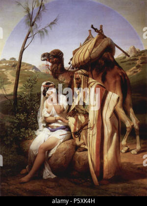 English: Judas und Thamar Français: Juda et Thamar 1840. N/A 507 Emile Jean Horace Vernet 001 Stockfoto