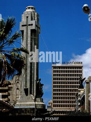 MONUMENTO A LOS CAIDOS. Ort: Außen, SANTA CRUZ DE TENERIFE, Teneriffa, SPANIEN. Stockfoto