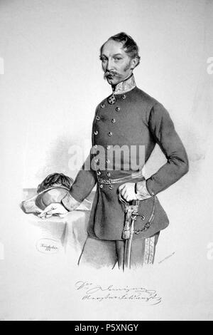 N/A. Deutsch: Johann Traugott Dreyer von der Iller (1804-1871), k. k. Generalstabsarzt. Lithographie von Josef Kriehuber, 1854. 1854. Josef Kriehuber (1800-1873); Foto Mitglied Peter Geymayer 480 Dreyer Litho Stockfoto