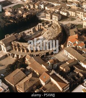 ANFITEATRO VISTA AEREA - SIGLO I Ort: Außen, Benevento. Stockfoto