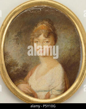 N/A. . 1810 -. . . 1810er. Anonymen russischen Maler (1670 s 1917) Bild (nach PD-RusEmpire) 505 Elisabeth Alexeevna von Anonym (1810s, Hermitage) Stockfoto